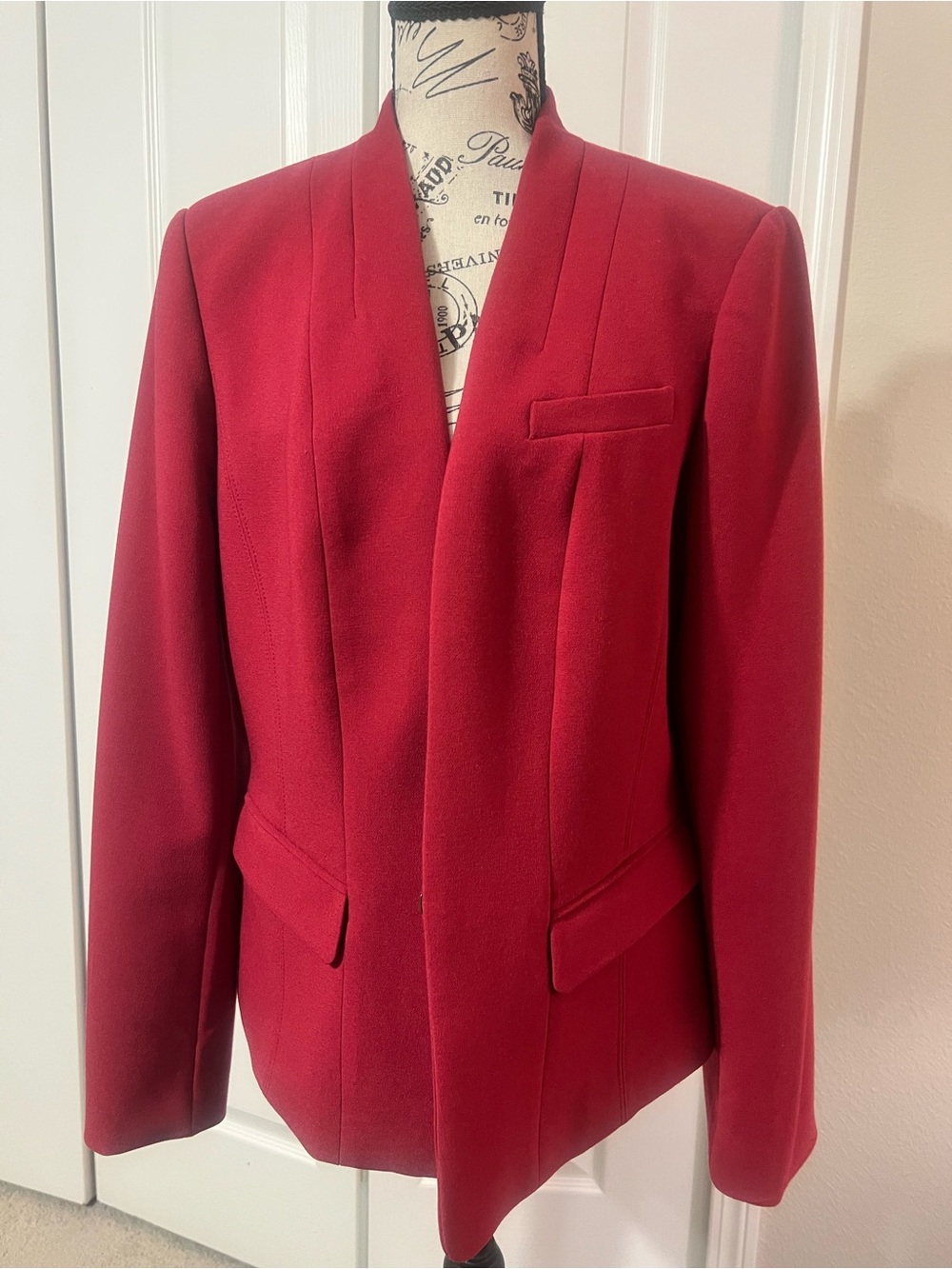 White House Black Market Women’s Burgundy Blazer